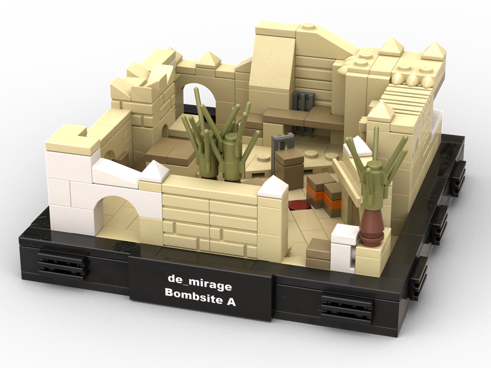 Lego Mirage - Bombsite A - Counter Strike