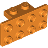 Lego Bracket 1 x 2 - 2 x 4 / Orange