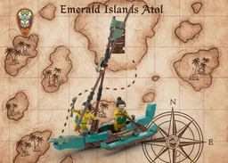 🌊 ISLANDER REGATTA COLLECTION - The Ultimate Lagoon Race! - GREEN TEAM CANOE - Hunters from the swamps