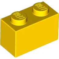 Brick 1 x 2 / Yellow