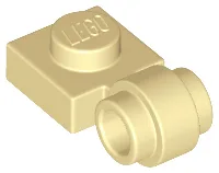 Plate Special 1 x 1 with Clip Light, Bar Hole [Thick Ring]