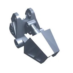 Large Figure Foot, with Ball Joint Socket 3 x 6 x 2 1/3 / Pearl Sand Blue