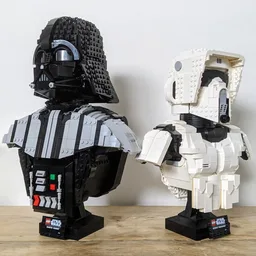 Lego Bust Collection (Dark Lord (Prequels Edition), Scout Trooper) Phase 2