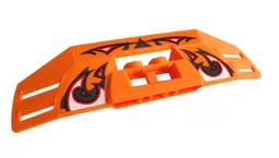 Technic, Panel RC Car Spoiler with Black, Red and White Flames Pattern (Stickers) - Set 8676
