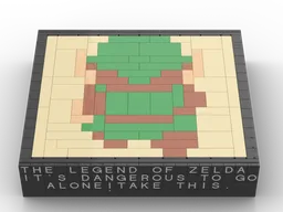 The legend of Zelda 1 statue