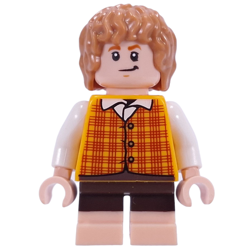 Lego Meriadoc Brandybuck (Merry), Bright Light Orange Torso