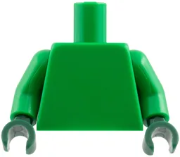 Torso Plain / Green Arms / Dark Green Hands