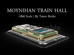 Moynihan Train Hall 1:800 Scale - NYC