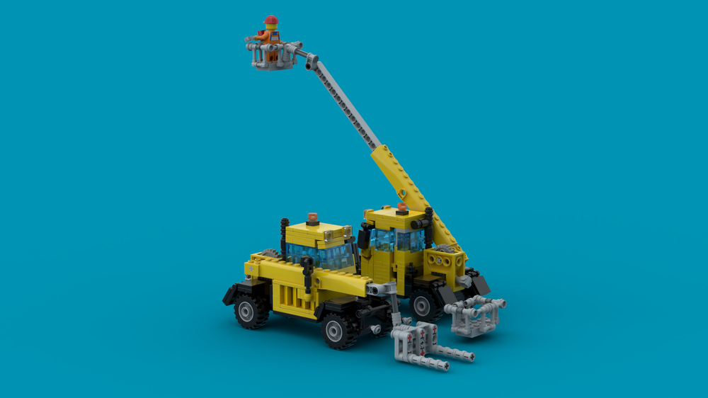 Lego cat based telehandler