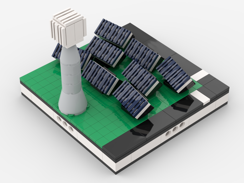 Lego Solar farm for a Mini Modular City