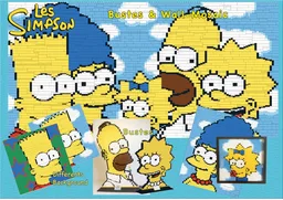 The Simpsons : Buste & Mosaic