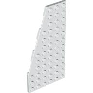 Lego Wedge Plate 6 x 12 Left / White