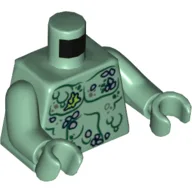 Torso Bare Chest with Marine Growth Print, Sand Green Arms and Hands / Sand Green