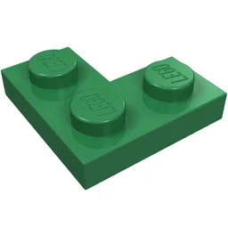 Plate 2 x 2 Corner / Green