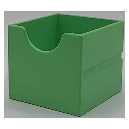 Duplo Drawer 2 x 2 with Semicircle Cutout / Medium Green