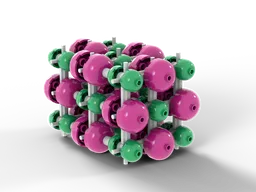 Saline Molecules and Salt Crystals