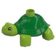 Duplo Animal Turtle with Green Back / Lime