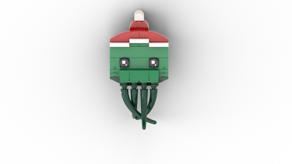Lego Santa Cthulhu Tree Ornament