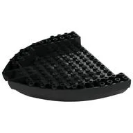 Boat Hull Section, Brick 16 x 13 x 2 / Black