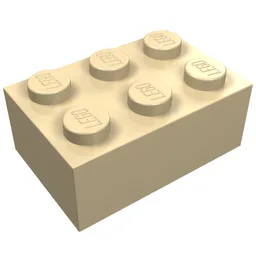 Brick 2 x 3 / Tan