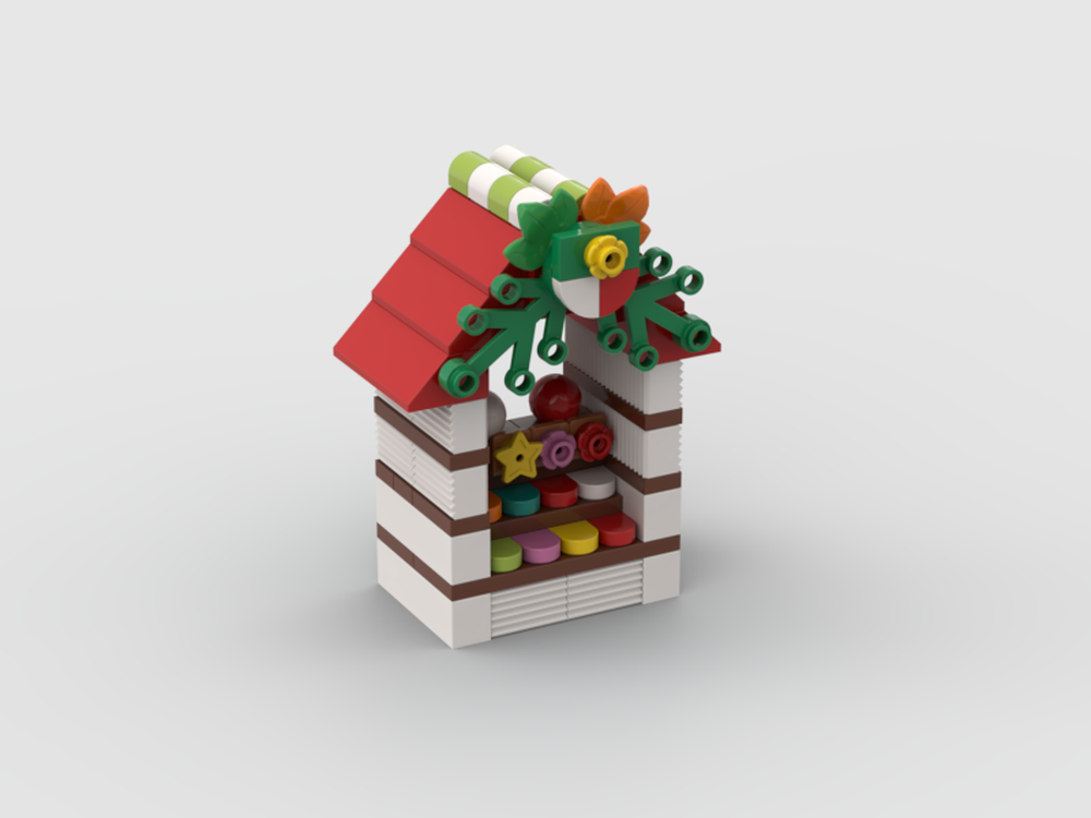 Lego Christmas Market Stall: Decorations