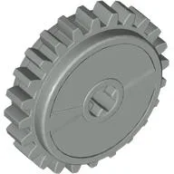 Technic Gear 24 Tooth Clutch with Dark Bluish Gray Center / Light Gray