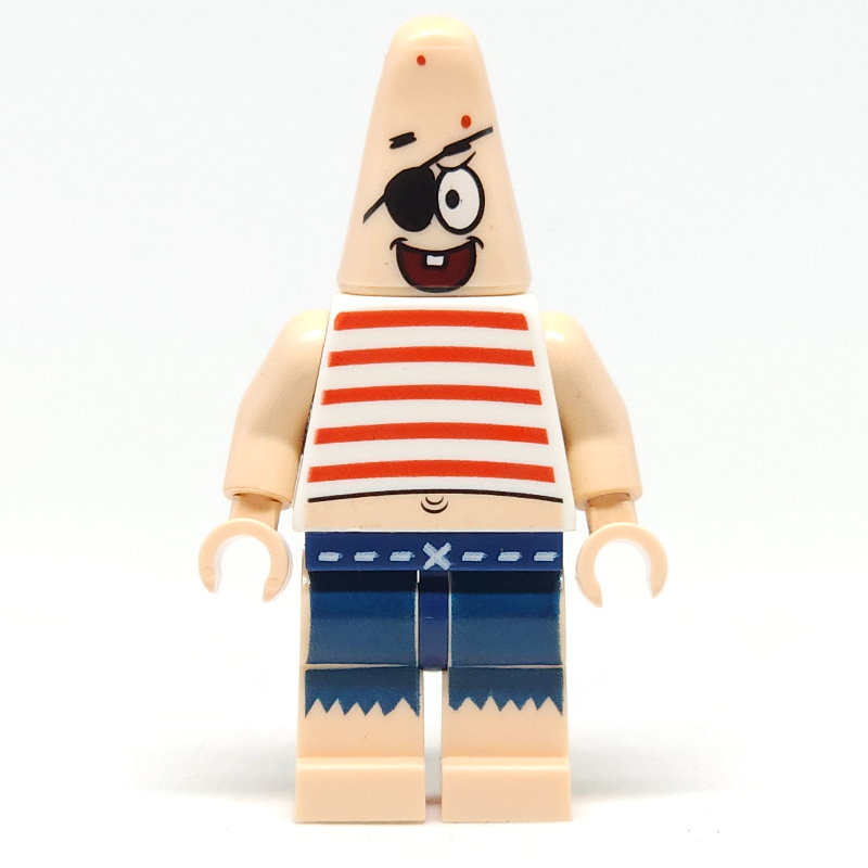 Lego Patrick Star in Pirate Outfit