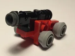 Compact Cannon with wheels