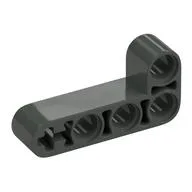 Technic Beam 2 x 4 L-Shape Thick / Pearl Dark Gray