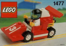 Red Race Car Number 3