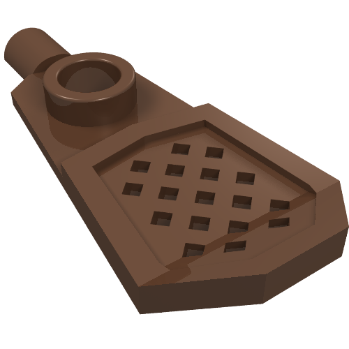 Lego Minifig Footwear Snowshoe [Long Front End] / Brown