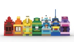 10698 EXTRA rainbow houses
