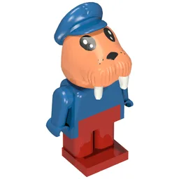 Fabuland Figure Walrus 2 / Blue
