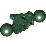 Lego Large Figure Skeletal, Limb, with 2 Ball Joints, and Hole (Toa Metru) / Dark Green