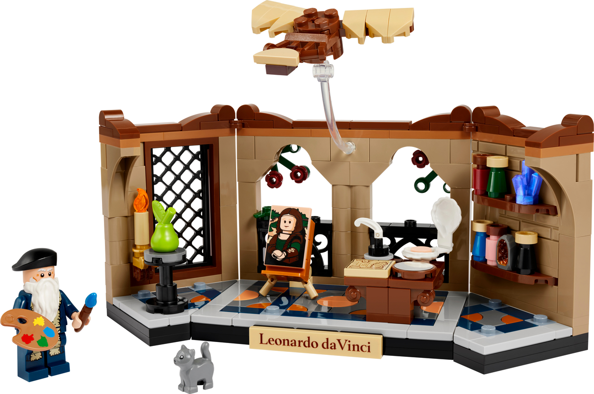 Lego Tribute to Leonardo da Vinci