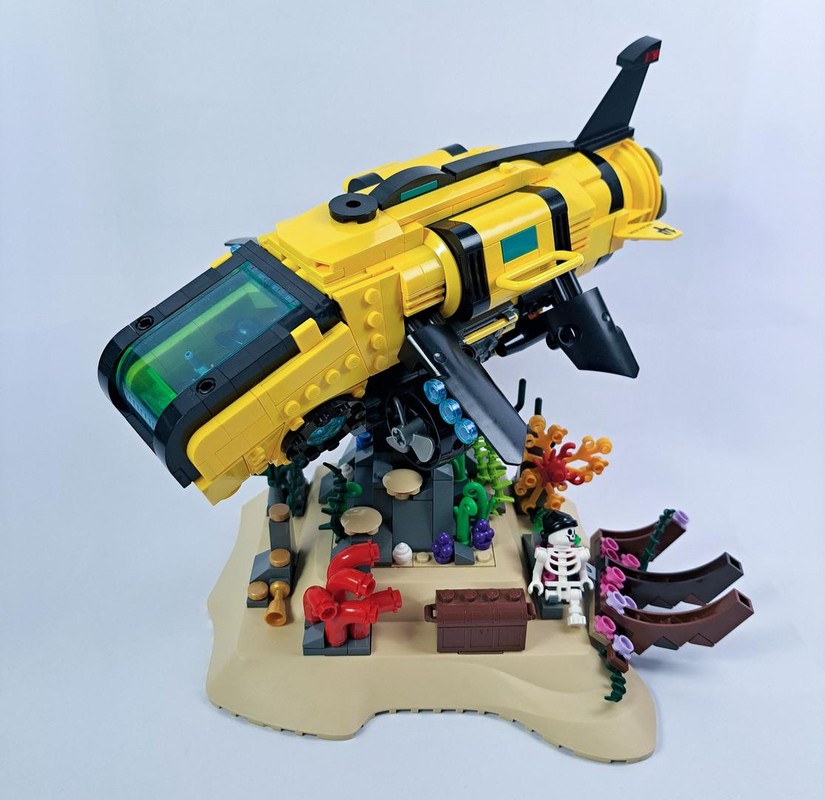 Lego Aquaraiders STEReV Submarine and Seafloor-base