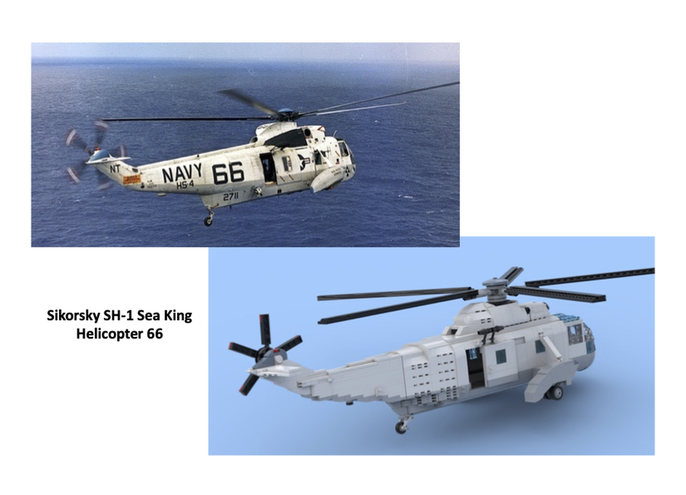 Lego Sikorsky/Westland Sea King Helicopters