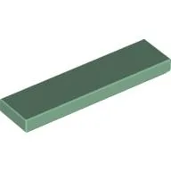 Tile 1 x 4 with Groove / Sand Green