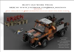 Set #76050 Alt Build - Rusty Old Work Truck