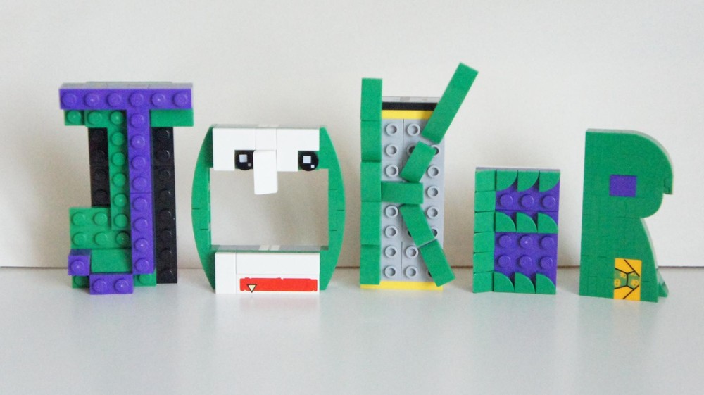 Lego Brickletterz "JOKER"
