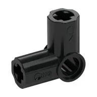 Technic Axle and Pin Connector Angled #6 - 90° / Metallic Silver