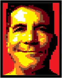 SIMON COWELL (REALITY JUDGE) CELEBRITY PORTRAIT