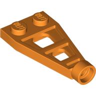 Lego Plate Special 1 x 2 with Long Stud Receptacle (Space Wing) / Orange