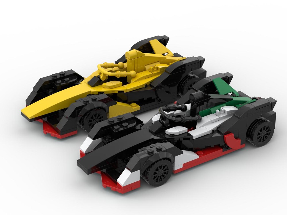 Lego Formula-E DS Automobile and Audi Sport Team