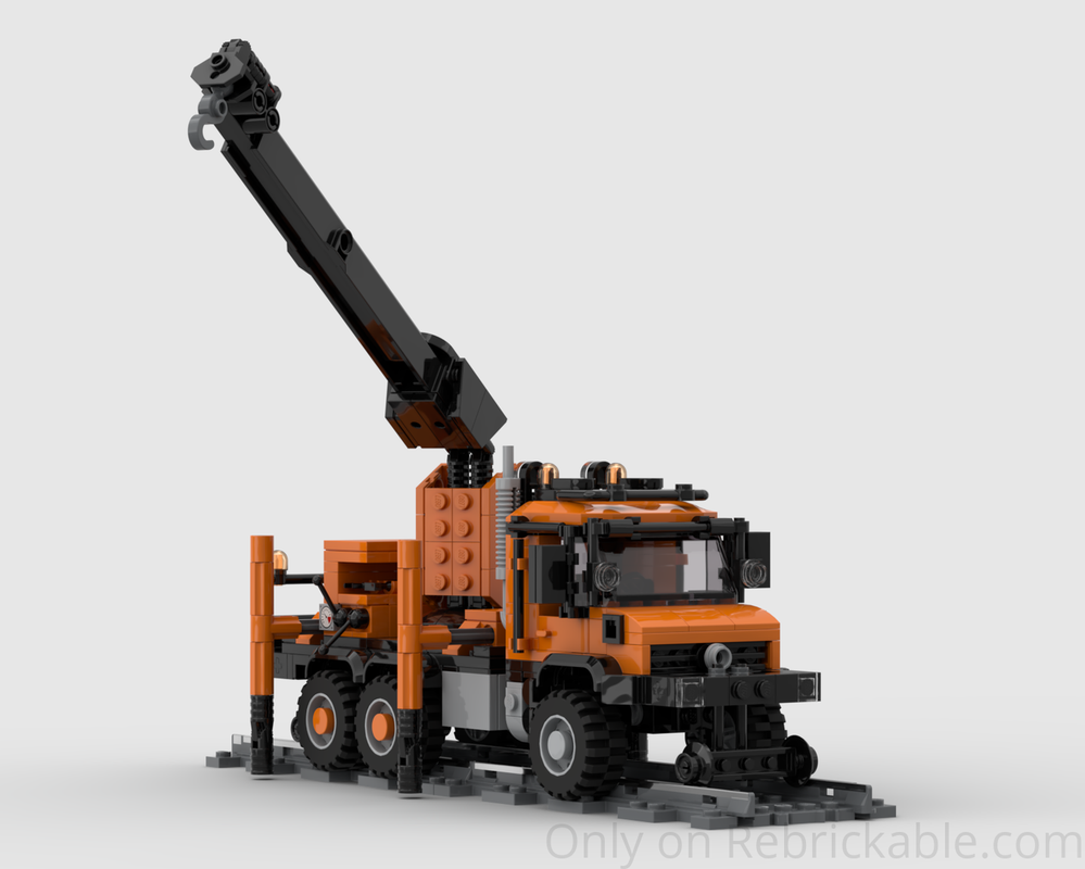 Lego UniMog Rail Crane Unit