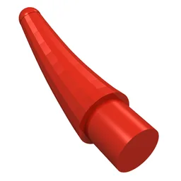 Animal Body Part, Barb / Claw / Tooth / Talon / Horn, Small / Red