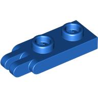 Lego Hinge Plate 1 x 2 with 2 Fingers and Hollow Studs / Blue