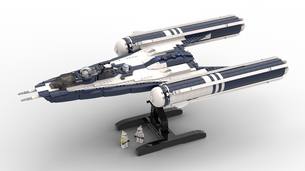 Lego Y wing Starfighter (dark blue)