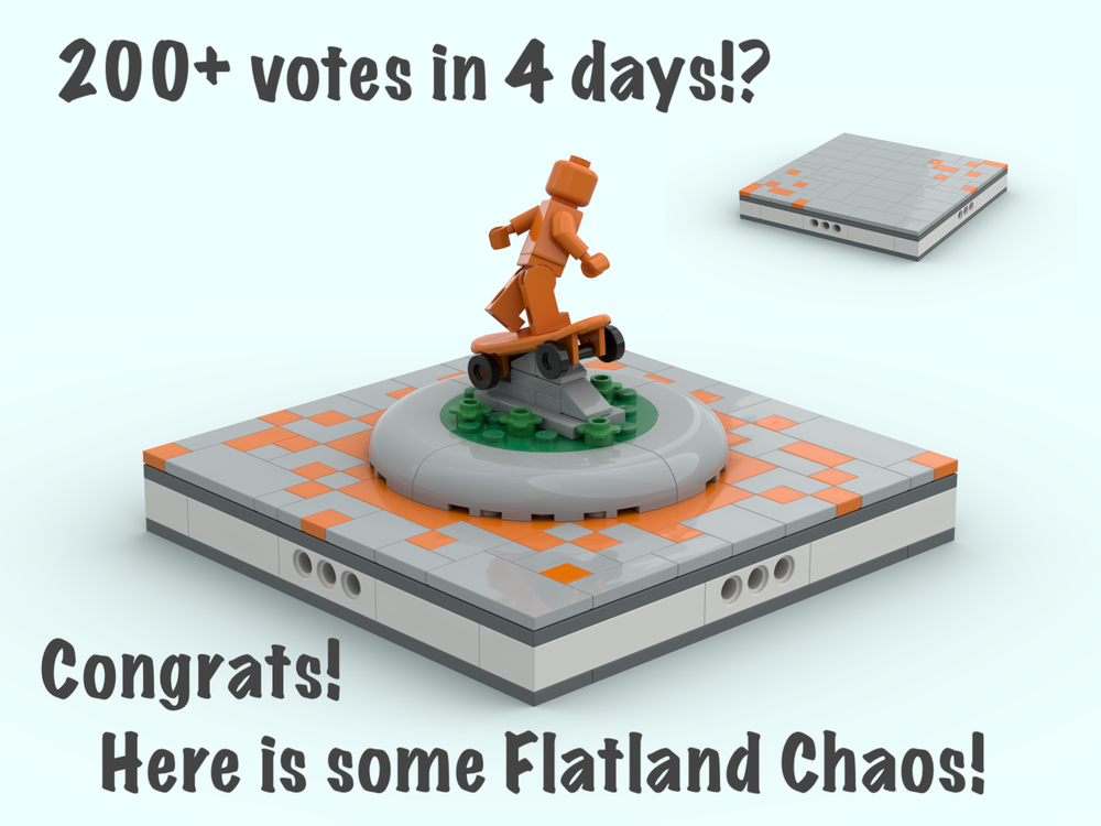 Lego Flatland Chaos 200+ Milestone