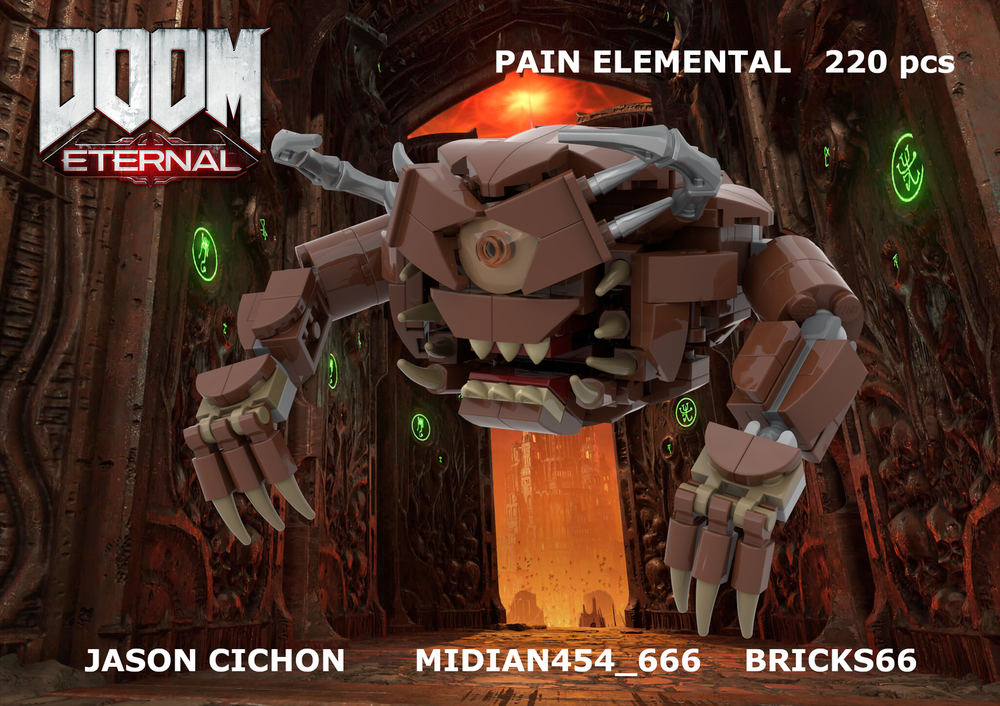 Lego Doom Eternal Pain Elemental